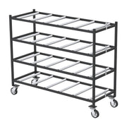 4-Tier End-Loading Mortuary Rack