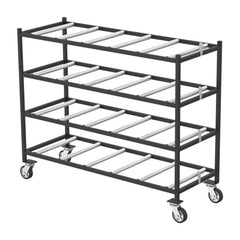 4-Tier End-Loading Mortuary Rack