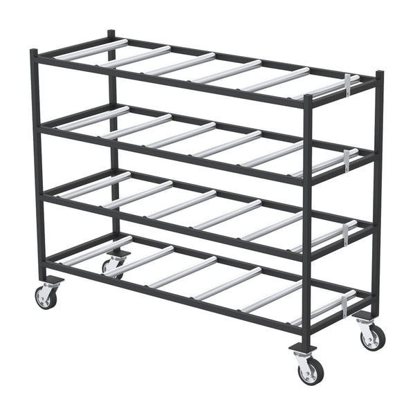 4-Tier End-Loading Mortuary Rack