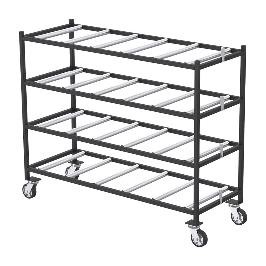4-Tier End-Loading Mortuary Rack