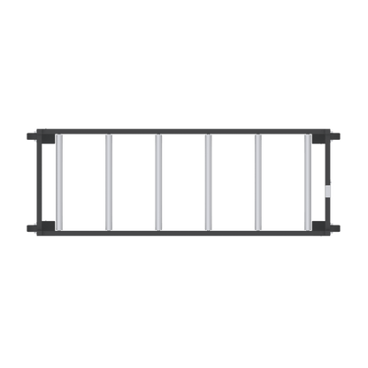 4 Tier End Loading Mortuary Rack | Model 2000 - 4TEL - American Mortuary Coolers & Equipments