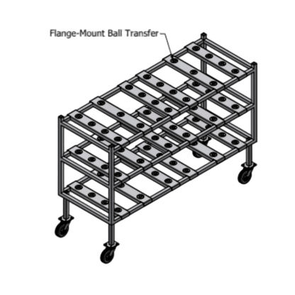 4 - Tier Multi - Load Mortuary Rack - Model 2000 - 4TMD - SST - American Mortuary Coolers & Equipments