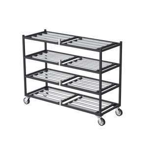 4 Tier Side Loading Mortuary Rack – Model 2000-4TSL