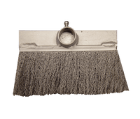6-inch cremation chamber clean-out strip brush Model 1030-PBR6, crematory maintenance tool
