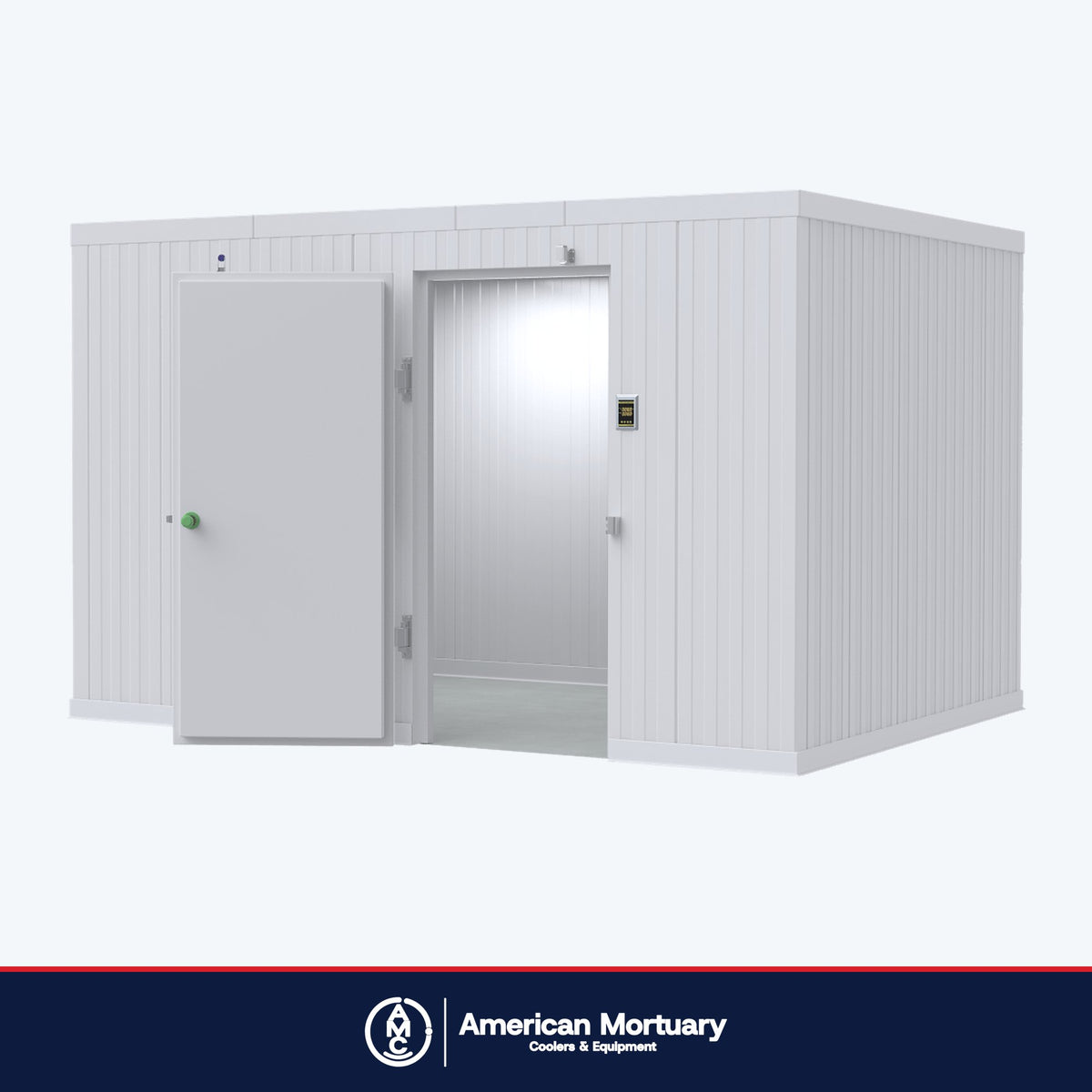 6×14 walk-in mortuary cooler by American Mortuary Coolers (representative image)
