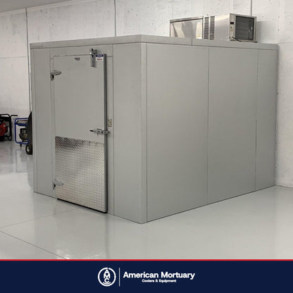 AMC walk-in mortuary cooler installation photo