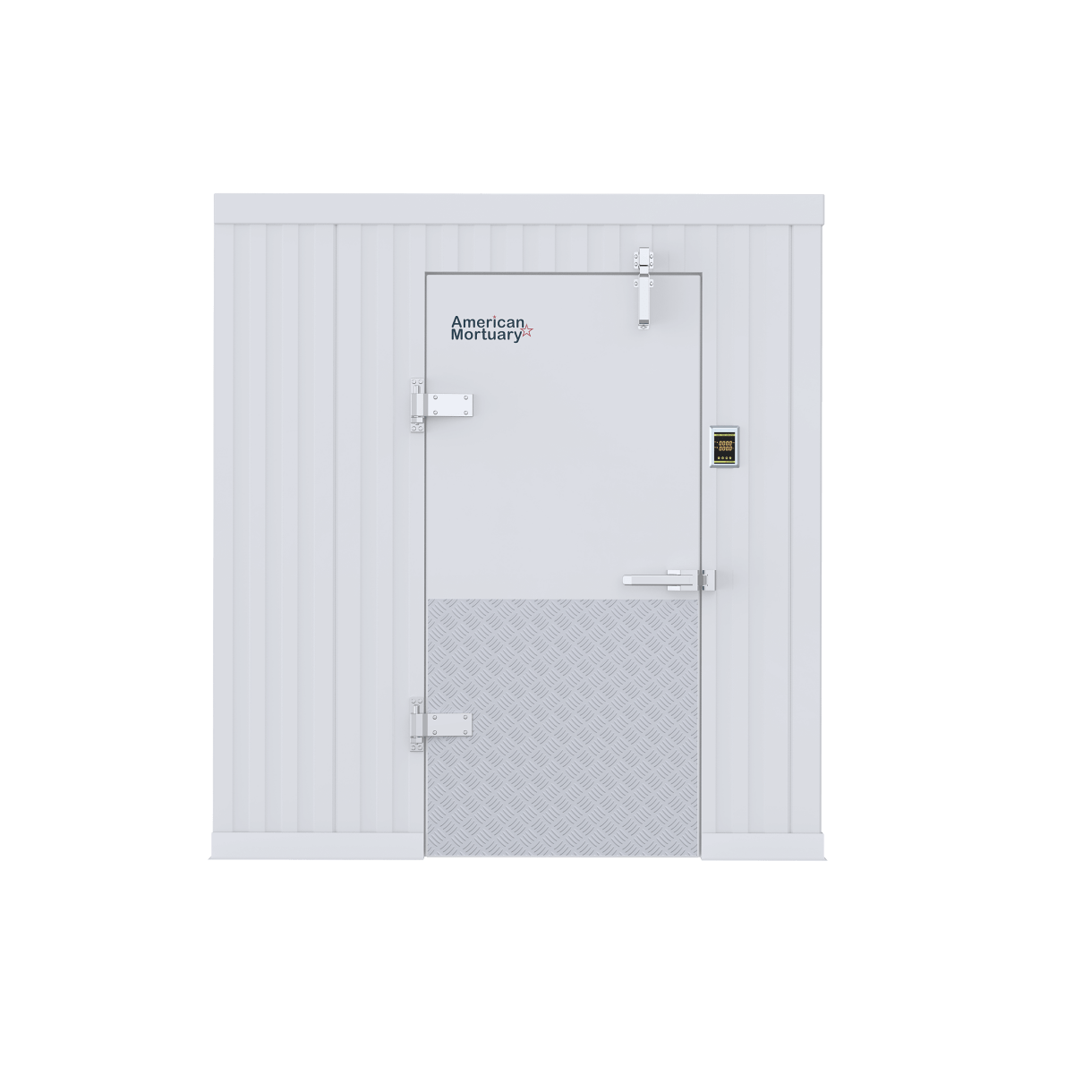 6x8 walk-in mortuary cooler, small-footprint cadaver storage with quick-ship availability