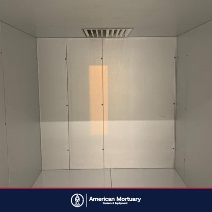 AMC walk-in mortuary cooler installation photo