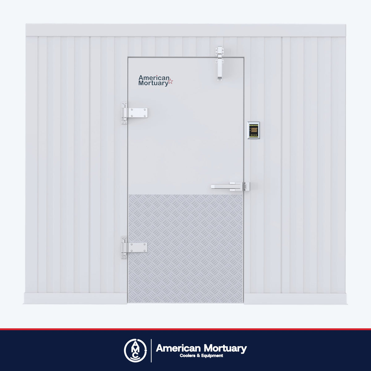 8×10 walk-in mortuary cooler, view 2