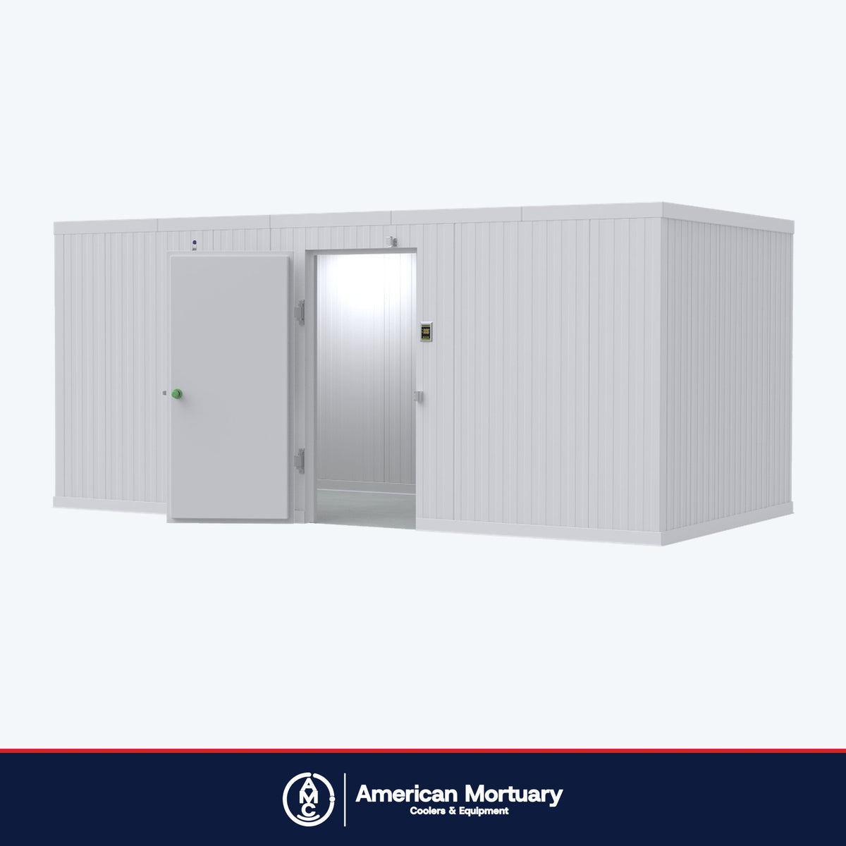 8×16 walk-in mortuary cooler by American Mortuary Coolers