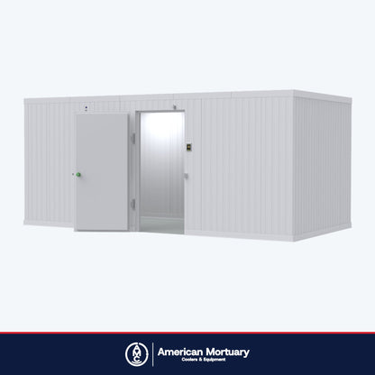 8×16 walk-in mortuary cooler by American Mortuary Coolers
