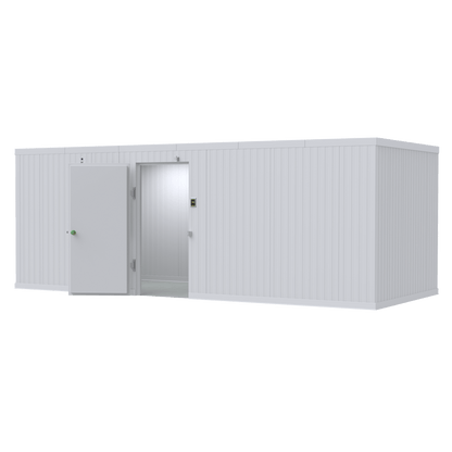 8×20 walk-in mortuary cooler, NSF-rated morgue refrigeration — American Mortuary Coolers
