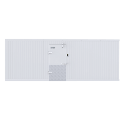 8×20 walk-in mortuary cooler, Model 2000-0820 cadaver cold storage — American Mortuary Coolers