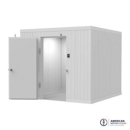 8×8 walk-in mortuary cooler by American Mortuary Coolers