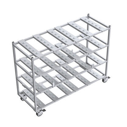 4 Tier Multi-Load Mortuary Rack – Model 2000-4TMD