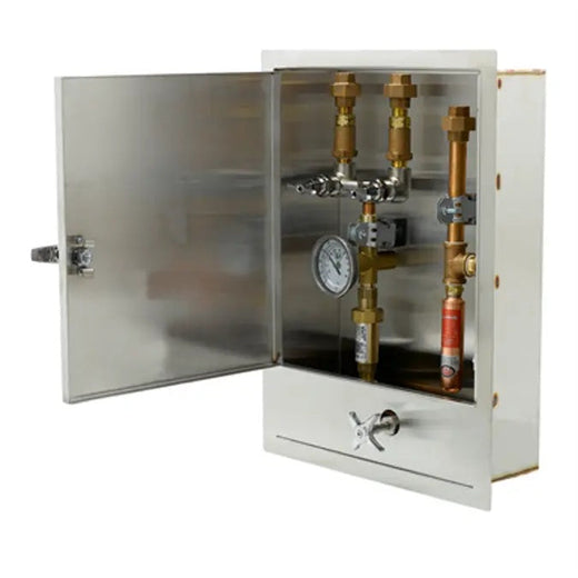 T&S Brass B-2339-LR Water Control Cabinet, Less Hose Reel