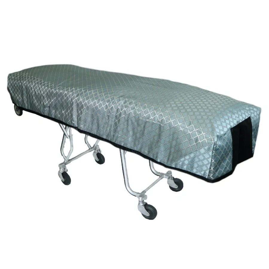 Quilted cot cover Bellingham Mist
