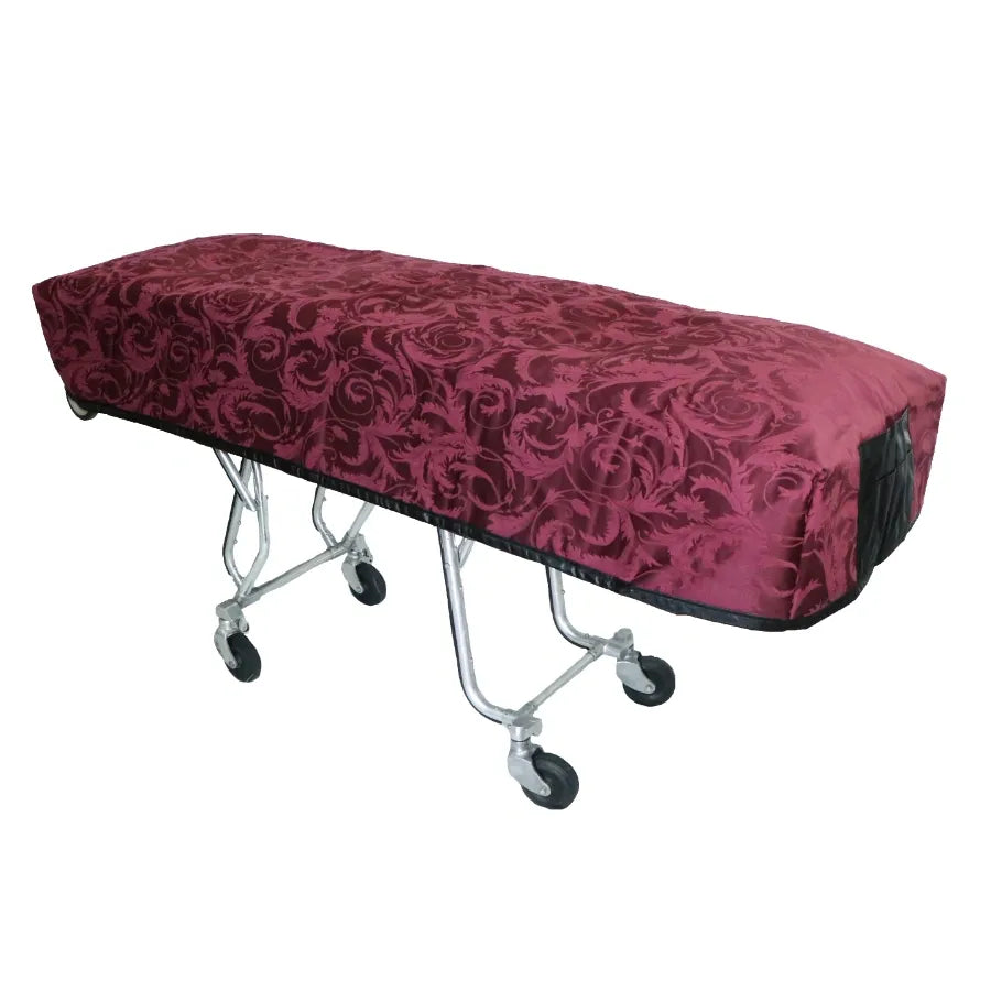 Quilted cot cover Bremerton Burgundy