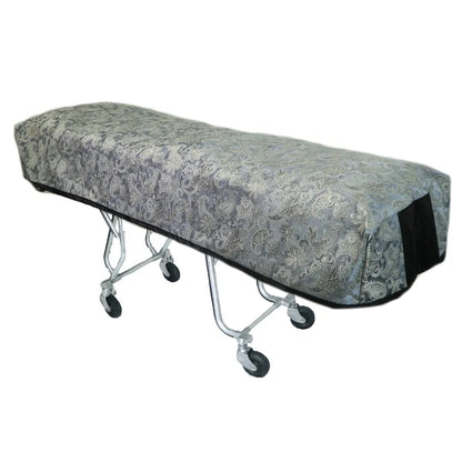 Quilted cot cover Cascade Granite