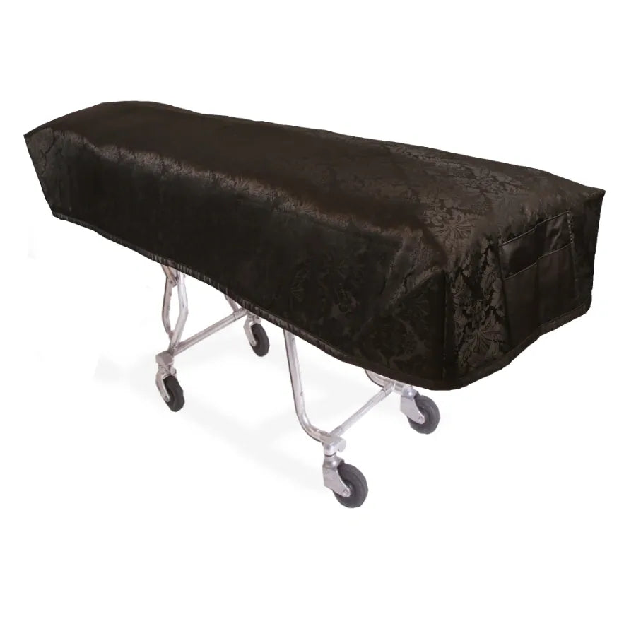 Quilted cot cover Clarkston Black