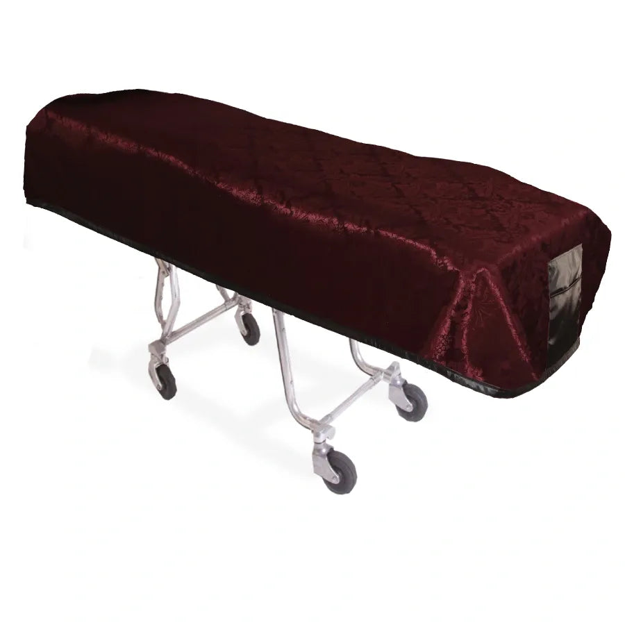 Quilted cot cover Clarkston Merlot