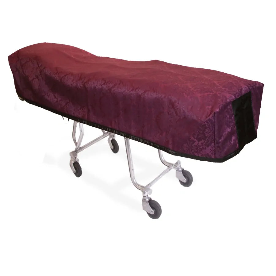 Quilted cot cover Clarkston Plum