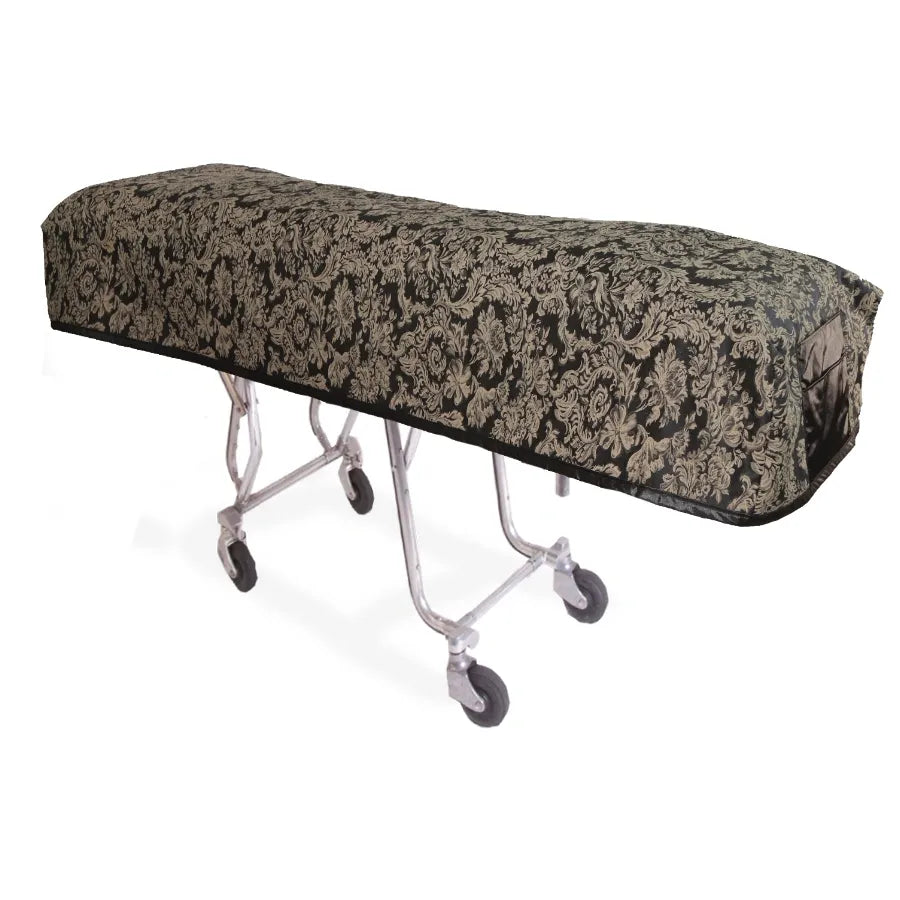 Quilted cot cover Kirkland Onyx
