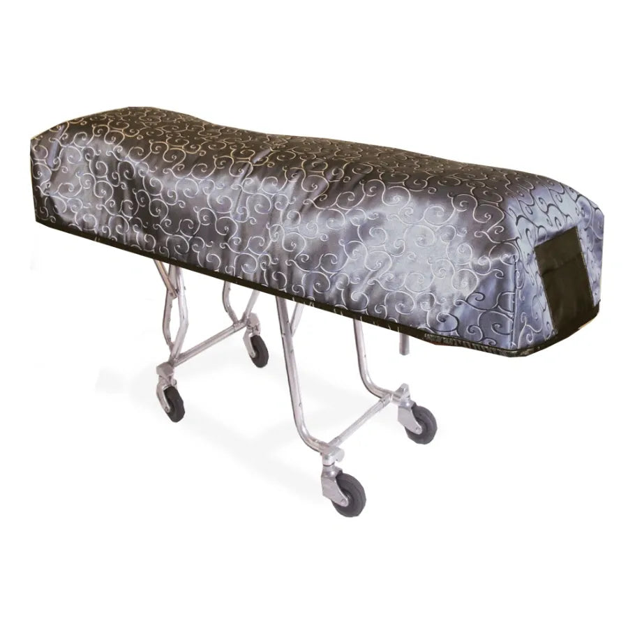 Quilted cot cover Mill Creek Slate