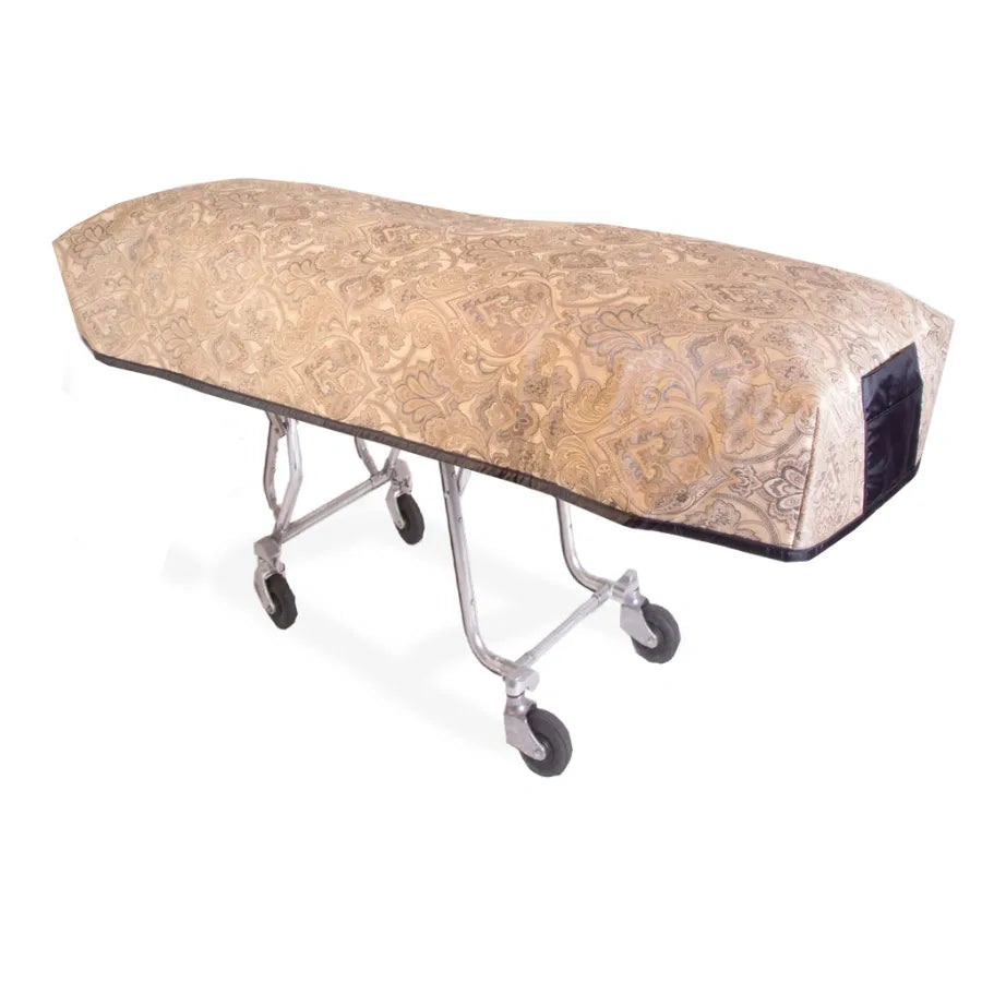 Quilted cot cover Woodland Champagne
