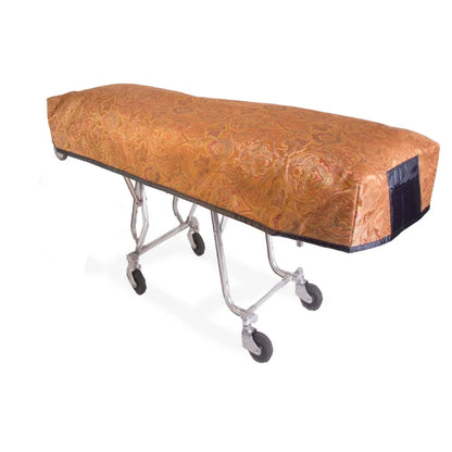Quilted cot cover Woodland Copper