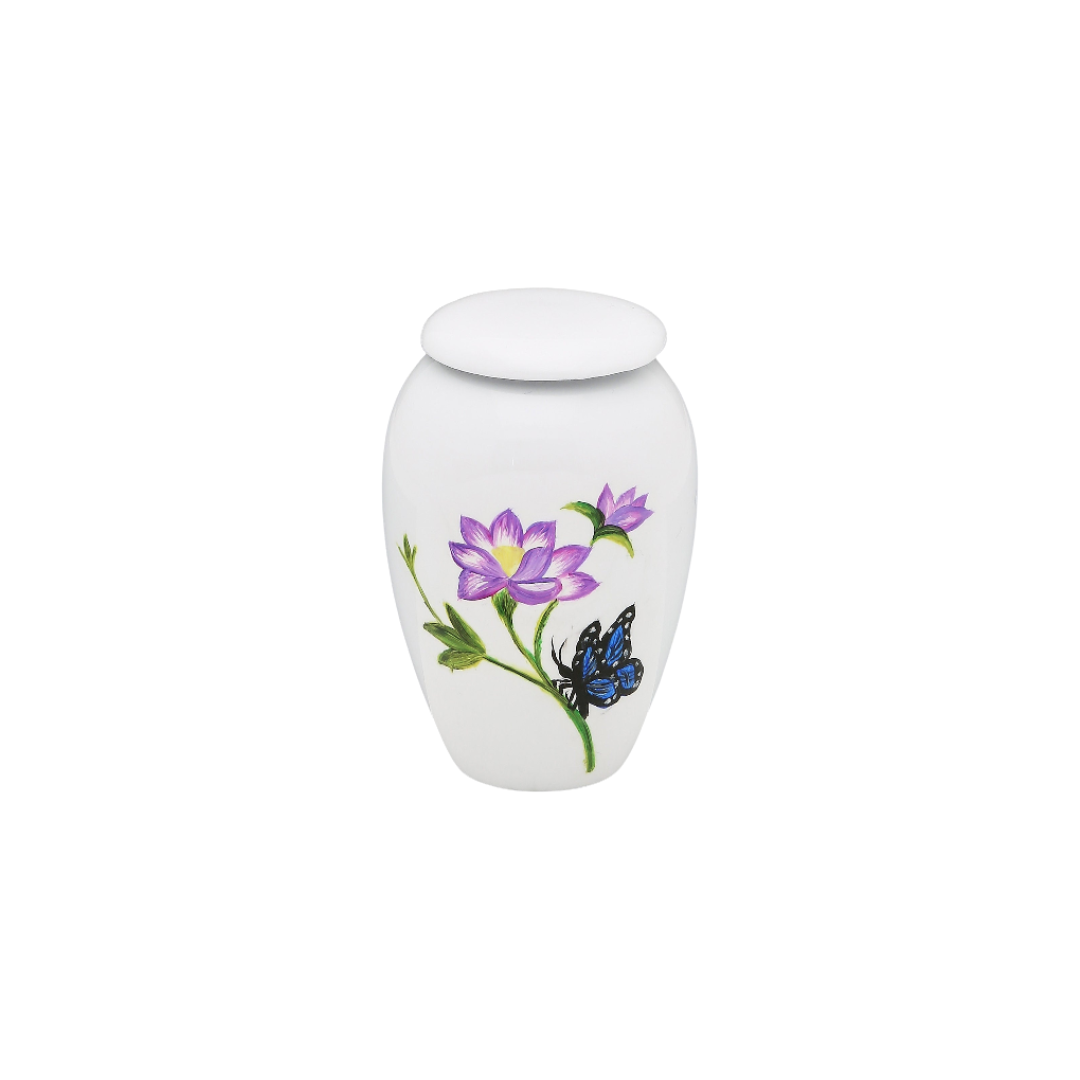 Butterfly Landing Artist Keepsake Urn — ISU-RJ-0007