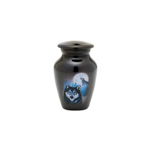 Full Moon Wolf Artist Keepsake Urn — ISU-RJ-0023