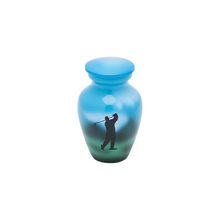 Down The Middle Artist Keepsake Urn — ISU-RJ-0011