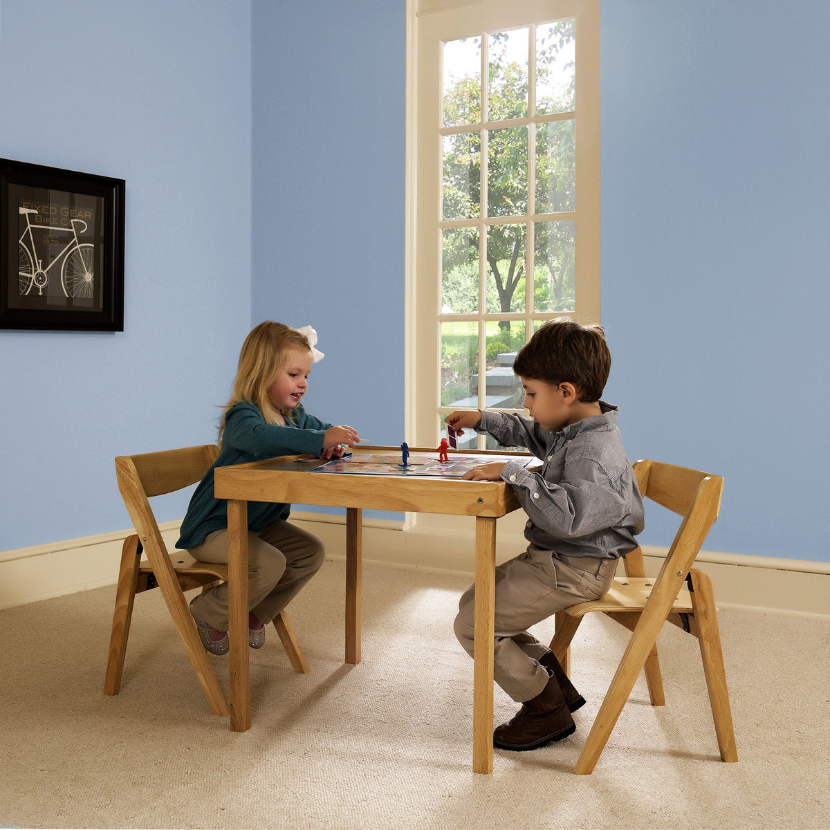 Stakmore Kids Folding Table and Chair Set - view 5
