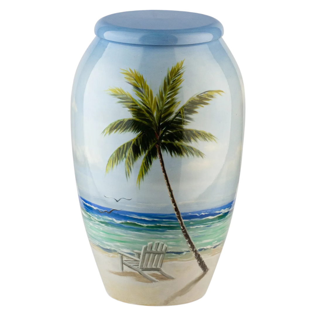 Under The Palm Artist Urn — ISU-RJ-0048