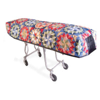 Quilted cot cover Multi-Color Patchwork