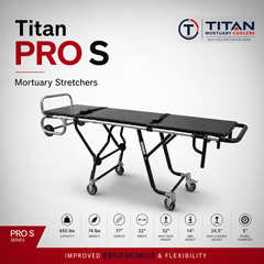 TITAN PRO S 650 Mortuary Cot, 600 lb