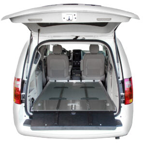 AME-SS150XL nylon casket rollers and bier pin detail — American Mortuary Equipment single-deck transport system with rollers for minivans full-size vans and SUVs