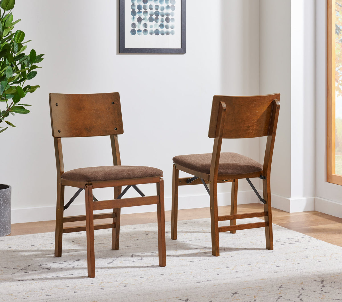 Stakmore Comfort Curve Back Wood Folding Chair - view 9