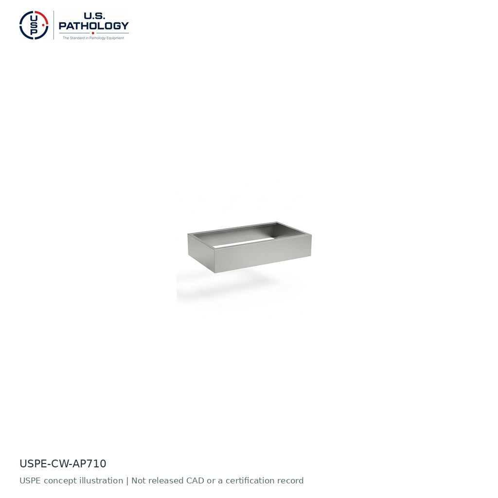 USPE Kneespace Apron, No Drawers | USPE-CW-AP710 | USPE configuration concept; size, material and engineering subject to quote