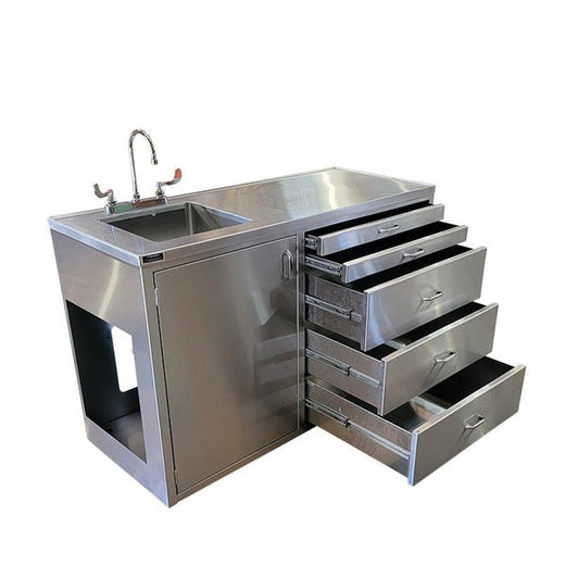 USPE Sink Cabinet with Five Drawers