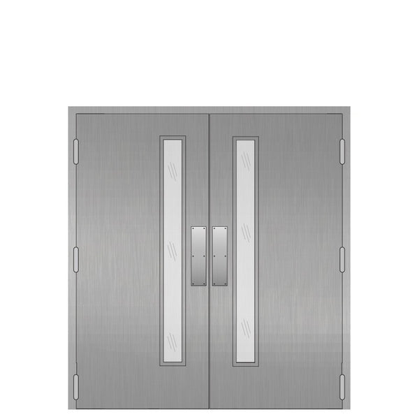 Stainless Steel Prep Room Double Door