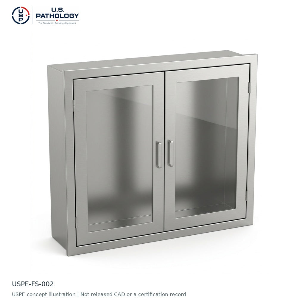 USPE Fire Hose & Valve Cabinet | USPE concept illustration