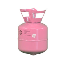 AMC R-410A 2.5 lb refrigerant cylinder showing net weight 2.5 lb / 1.15 kg and non-flammable liquefied gas details.
