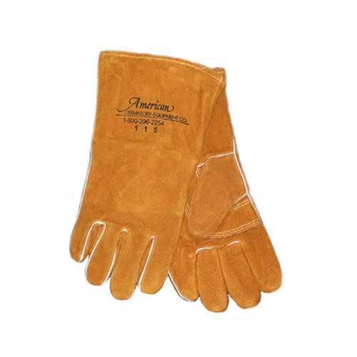 14" Leather Crematory Operator Gloves – AME 1030-SG14