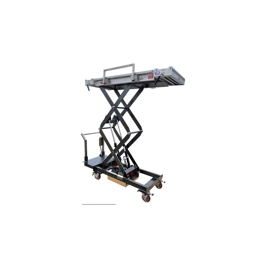 Covered Cadaver Scissor Lift, Battery-Powered