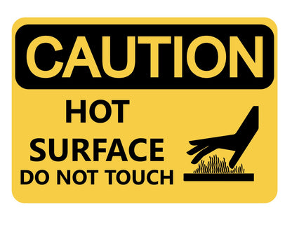 Crematory Safety Signs, 8" x 11" | AME 1030-SGN | American Mortuary Equipment