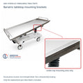 Bariatric Embalming Tabletop Replacement Mounting Brackets