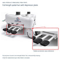 AME Hydraulic Embalming Table Full-Length Pedal Bar with Depressor Plate