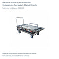 AME Manual Mortuary Scissor Lift Replacement Foot Pedal